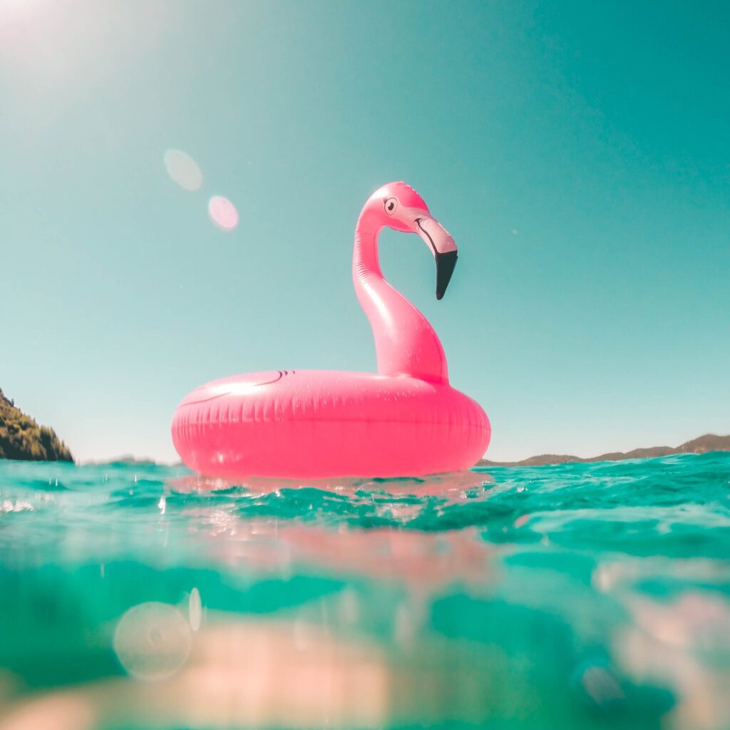 Water float in the sea
